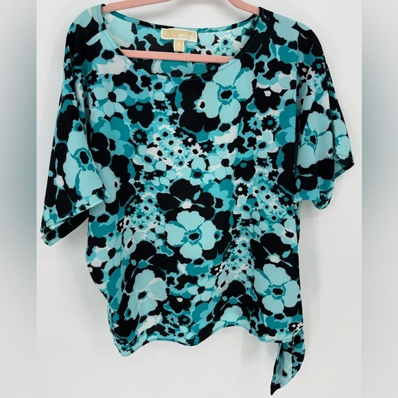 Michael Michael Kors Women's Floral Side Tie Oversized Blouse - Picture 1 of 10